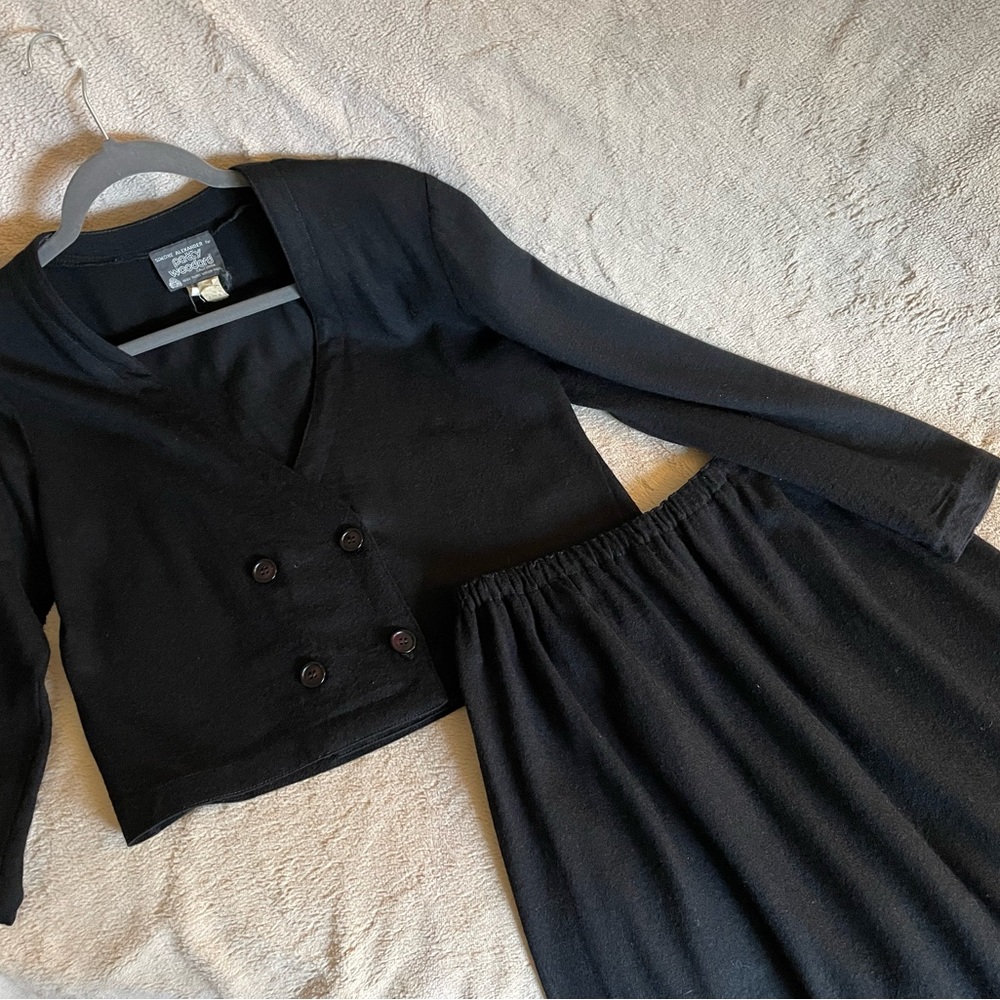 Vintage 100% Wool Skirt/Top Combo